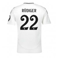 Koszulka piłkarska Real Madrid Antonio Rudiger #22 Strój Domowy 2024-25 tanio Krótki Rękaw